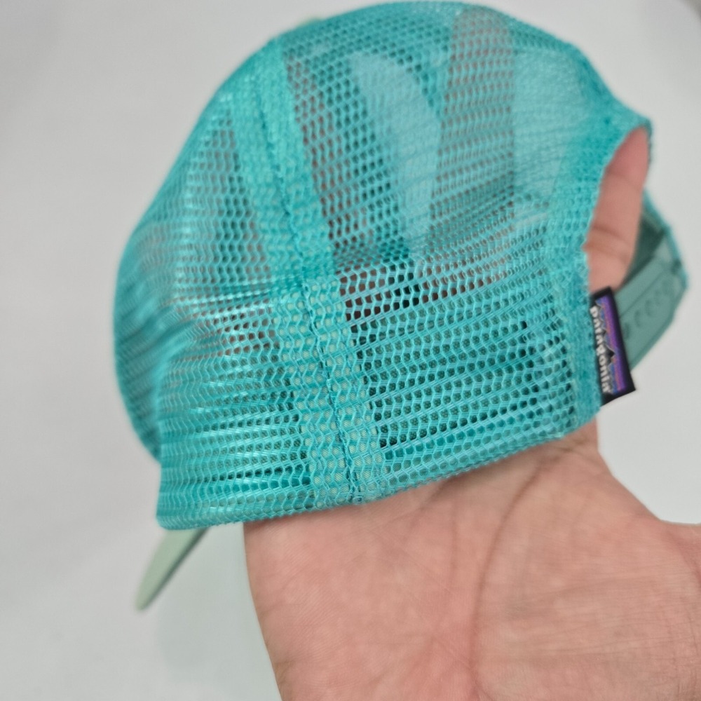 Patagonia Men‎ Hat One Size Green Trucker Logo Embroidered Organic Cotton READ - Picture 4 of 9
